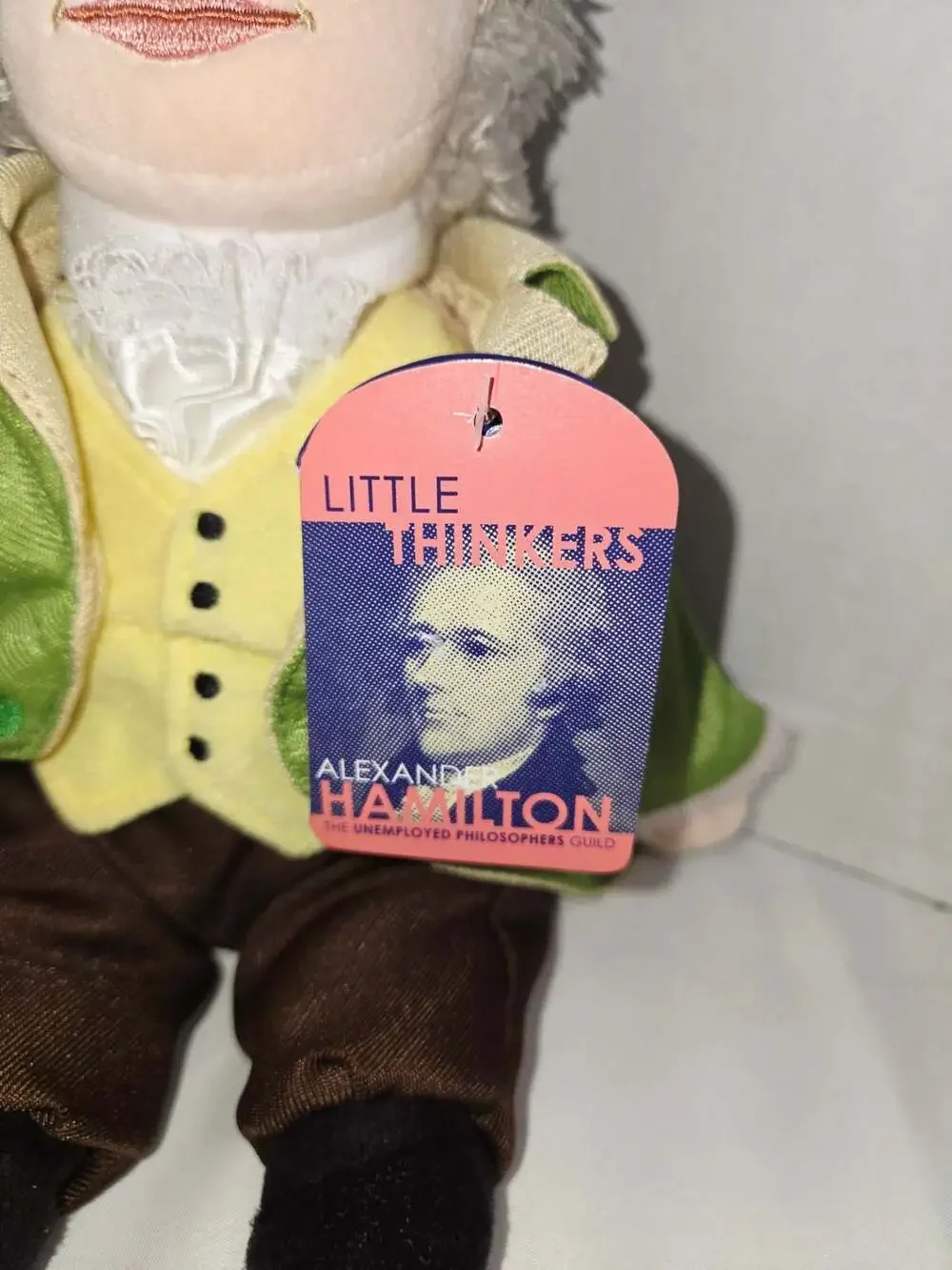 Little Thinkers Alexander Hamilton Plush - Unemployed Philosophers Guild